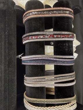 Rhinestone Crystal Wrap chokers- Multicolor Set